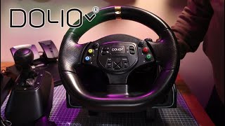 DOYO R808 Racing Wheel UNBOXING NEW PCXboxPSSwitch compatible casual racing wheel [upl. by Fauch]