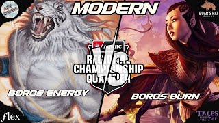 Boros Energy VS Boros Burn MTG Modern [upl. by Ellenahs]