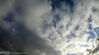 Daytime Sky Time Lapse 2nd December 2024 [upl. by Cherey]