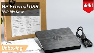 HP External USB DVD RW Drive Unboxing [upl. by Neom725]