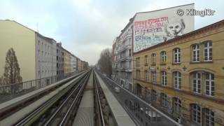 Führerstandsmitfahrt UBahn Berlin U1 Uhlandstraße  Warschauer Straße 1080p60 [upl. by Ailem]