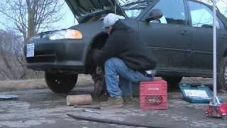 How to Lift a Honda Civic in 4 Minutes [upl. by Pomeroy104]