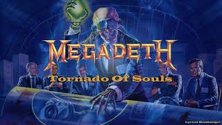 Megadeth  Tornado Of Souls Lyric Video lyrics megadeth [upl. by Misty]