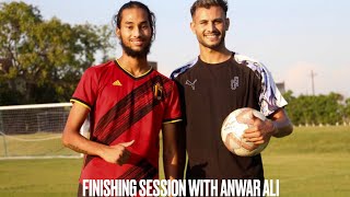 Finishing Session with Indian NT players Anwar Ali amp Vikram Partap Singh [upl. by Berstine]