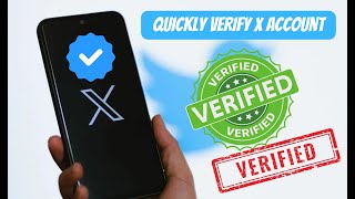 How to quickly verify X twitter account [upl. by Neellok826]