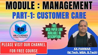 PART 1 CUSTOMER CARE  MODULE MANAGEMENT  LDCE JTOT TO SDETll LICE SDE AGM ll [upl. by Isis700]