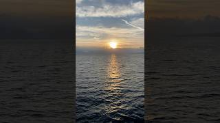 You are sailing on a ferry on a new journey sea adriatic adriaticsea sunrise ferry croatia [upl. by Barbabra]