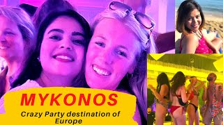 Germany to Mykonos Travel Vlog I Craziest Party in Europe I Greece Travel I Indian in Germany [upl. by Crin]