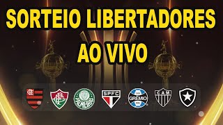 AO VIVO SORTEIO DA LIBERTADORES 2024  FASE DE GRUPOS  VEJA OS CONFRONTOS [upl. by Amery]