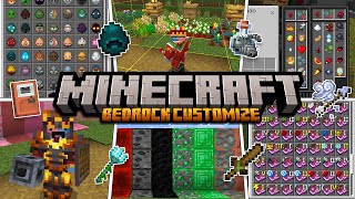 ACTUALIZACION BEDROCK CUSTOMIZE para MINECRAFT 121  LA MEJOR TEXTURA PARA MCPE 😱 [upl. by Irina148]