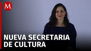 quotSomos una nación moderna y una cultura prodigiosaquot Claudia Curiel nueva secretaria de Cultura [upl. by Rabka]