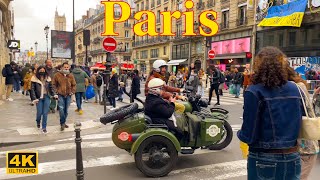 Paris  France 🇫🇷  Paris City Center  2022 4K  HDR Walking Tour  Paris 4K  A Walk In Paris [upl. by Ariane]