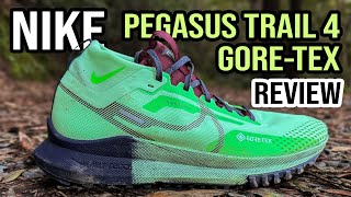 Nike Pegasus Trail 4 GORETEX review [upl. by Annahtur]