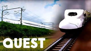 How Japan’s HighSpeed Bullet Train Works  Rise Of The Machines [upl. by Uwton]