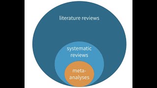 Whats the Difference between a Literature Review Systematic Review and MetaAnalysis [upl. by Fanechka]