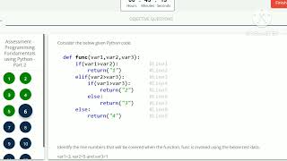 Programming Fundamentals using Python Part 2 quotInfosys Springboardquot Assessment Solution 💯�curacy [upl. by Crissie]