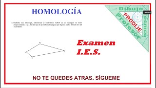 Homología EXAMEN IES 5 TRANSFORMAR CUADRILATERO EN RECTÁNGULO EN PROPORCIÓN 2 Y 3 [upl. by Imeka]