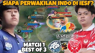 EVOS VS BTR MATCH 1 PENENTUAN PERWAKILAN INDONESIA DI IESF [upl. by Ennaeiluj]