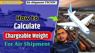 how to calculate chargeable weight for air freight  how to calculate air freight volumetric weight [upl. by Enidaj]