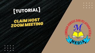 CLAIM HOST ZOOM MEETING DENGAN HOST KEY [upl. by Castillo]