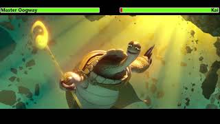 Master Oogway vs Kai with healthbars [upl. by Lebasi856]