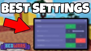 The BEST SETTINGS To Win EVERY Game On MOBILE 😱 Roblox Bedwars [upl. by Ahseikram]