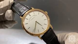 A Lange and Sohne Saxonia Thin Manual Wind 211032 [upl. by Elita]