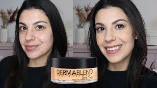 Dermablend Cover Creme Foundation Review amp Demo [upl. by Utta]