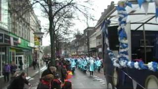 Drumband Heelsum tijdens Carnavalsoptocht Arnhem 2010mpg [upl. by Uamak]