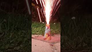 Weco Flitze Feuerstein in Zeitlupe Slowmotion jugendfeuerwerk [upl. by Okia830]