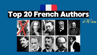 Top 20 French Authors of All Time Top 20 French Novels [upl. by Leola]