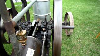 Stover 6 HP Gas Engine Tank Cooled P1050048MOV [upl. by Ananna]