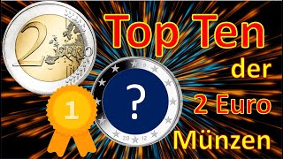 Die 10 schönsten 2Euro Münzen  Meine Top Ten [upl. by Atiekal]