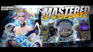 MASTERED 34 UPDATE   BGMI FASTEST CLUTCHES  5 Finger  Gyroscope Gameplay [upl. by Elkraps919]