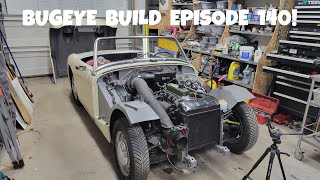 How I set up the Austin Healey Sprites front hinge bonnet for easy removal Bugeye Build Ep 140 [upl. by Ahsitahs]