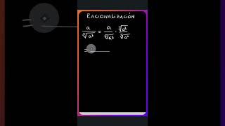 COMO RACIONALIZAR DENOMINADORES NONOMIOS racionalizacion expresionesrracionales [upl. by Attirb]