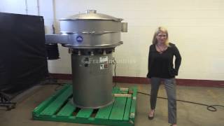 Sweco 48quot Diameter Single Separation Vibratory Sifter Demonstration [upl. by Grania]