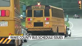 Wake County bus drivers ask for patience WCPSS releases morning afternoon route information [upl. by Alamaj239]