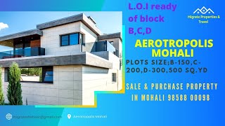 Fresh update of Aerotropolis Mohali  Block B C D  LOI ready for Sale and Purchase [upl. by Joelly]