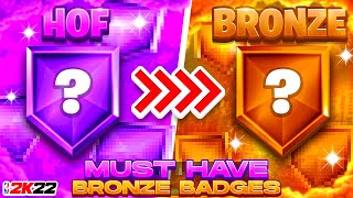 10 MUST HAVE BRONZE BADGES IN NBA 2K22 NEXT GEN [upl. by Ecilahc732]