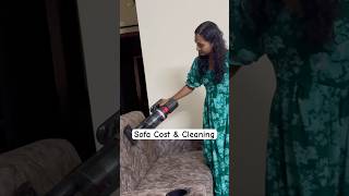 మా Sofa Cost 😳 Cleaning easy 🤷🏻‍♀️ Watch the full video 🤩 Do subscribe 🔔kalpanamuchatlu trend [upl. by Araldo189]