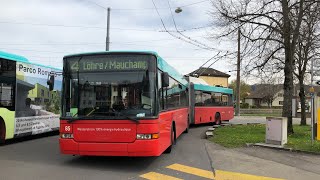 Verkehrsbetriebe Biel  Transports publics biennois le 14avril2018 [upl. by Sicular]