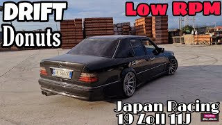 E 500 Drift Low RPM 19 Zoll Japan Racing 11J Jr11 [upl. by Whitman564]