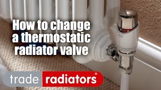 How To Change a Thermostatic Radiator Valve [upl. by Fink]