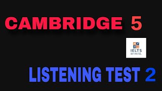 CAMBRIDGE 5 LISTENING TEST 2 WITH ANSWERS ll LIBRARY INFORMATION [upl. by Atirehc]