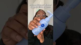 Nivea Super Water Gel SPF50 PA Review  Black Skin Friendly Sunscreen  No White Cast Sunscreen [upl. by Lesde]