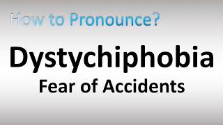 How to Pronounce Dystychiphobia [upl. by Yeo]