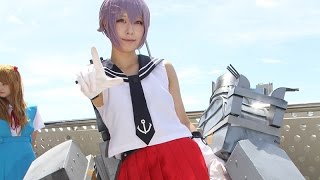 【コミケコスプレ】「艦これ 酒匂（さかわ）」レア艦が登場！制服をリメーク【MAiDiGiリポート】 [upl. by Nimocks]