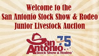 San Antonio Stock Show amp Rodeo Junior Livestock Auction 2024  Day 1 Part 2 [upl. by Westlund]