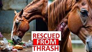 ThrashBin to Family Man Rescued severely Sick Horse pony horses equestrian horseriding pferde [upl. by Romeyn]